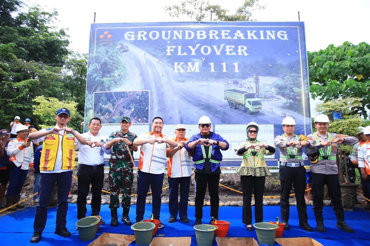 Groundbreaking Pembangunan Fly Over KM 111 Untuk Jalan Khusus Angkutan Batubara di Kabupaten Lahat