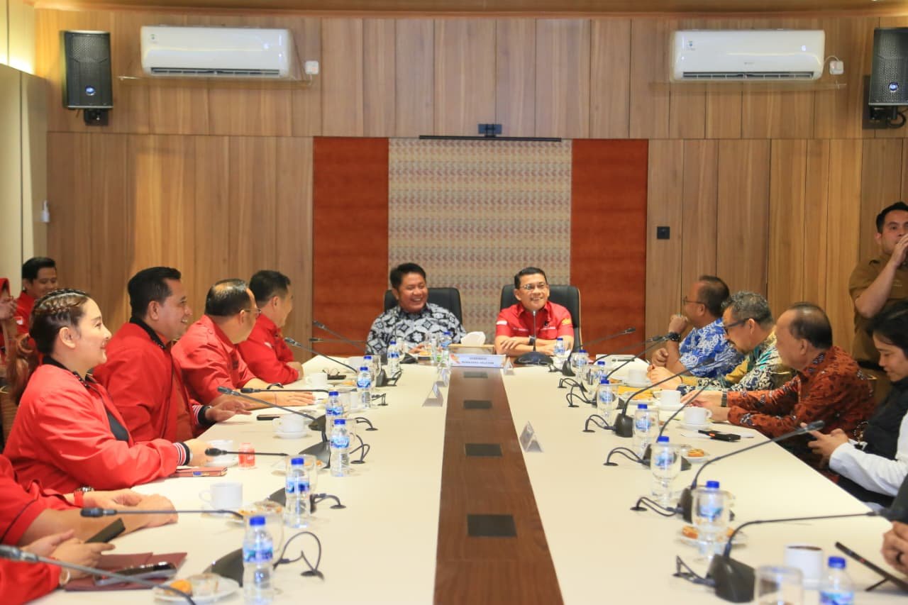 Gubernur Herman Deru Terima Audiensi PDI Perjuangan Sumsel, Perkuat Kolaborasi untuk Pembangunan Daerah