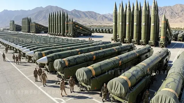 Iran Siaga Tingkat Tinggi! Pasukan IRGC Pamer Persediaan 3.000 Rudal Balistik Siap Bombardir AS